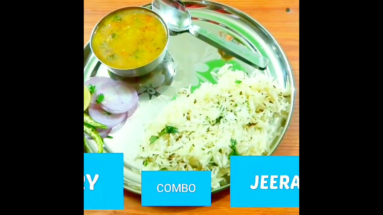 Dal Fry & Jeera Rice Combo recipe | #Shorts | by #FoodFunAndEtc