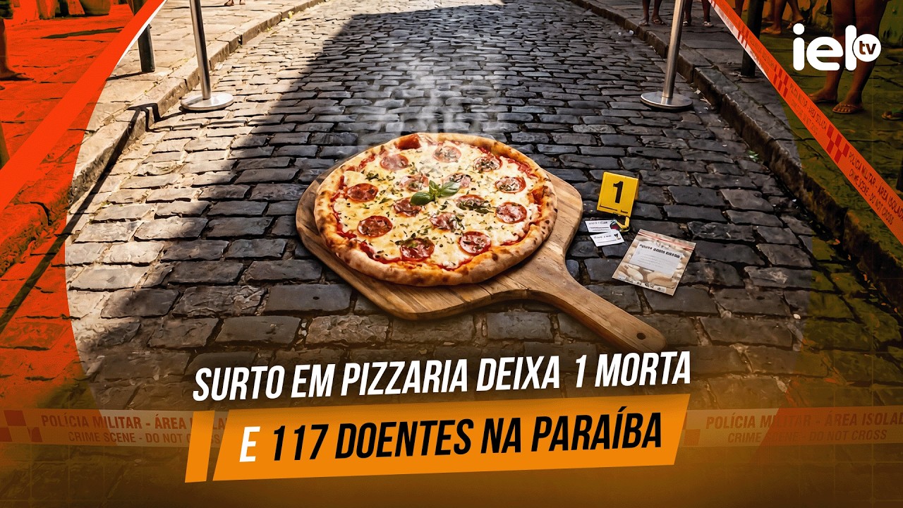 IELTV - SURTO EM PIZZARIA DEIXA 1 MORTA E 117 DOENTES NA PARAÍBA