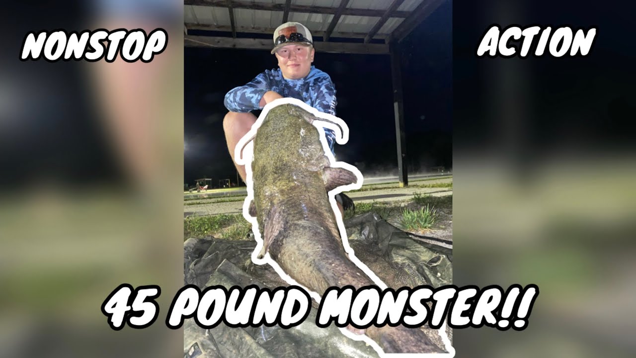 SHORTY’S PAYLAKE LATE NIGHT ACTION!! (Giant flatheads caught!!)