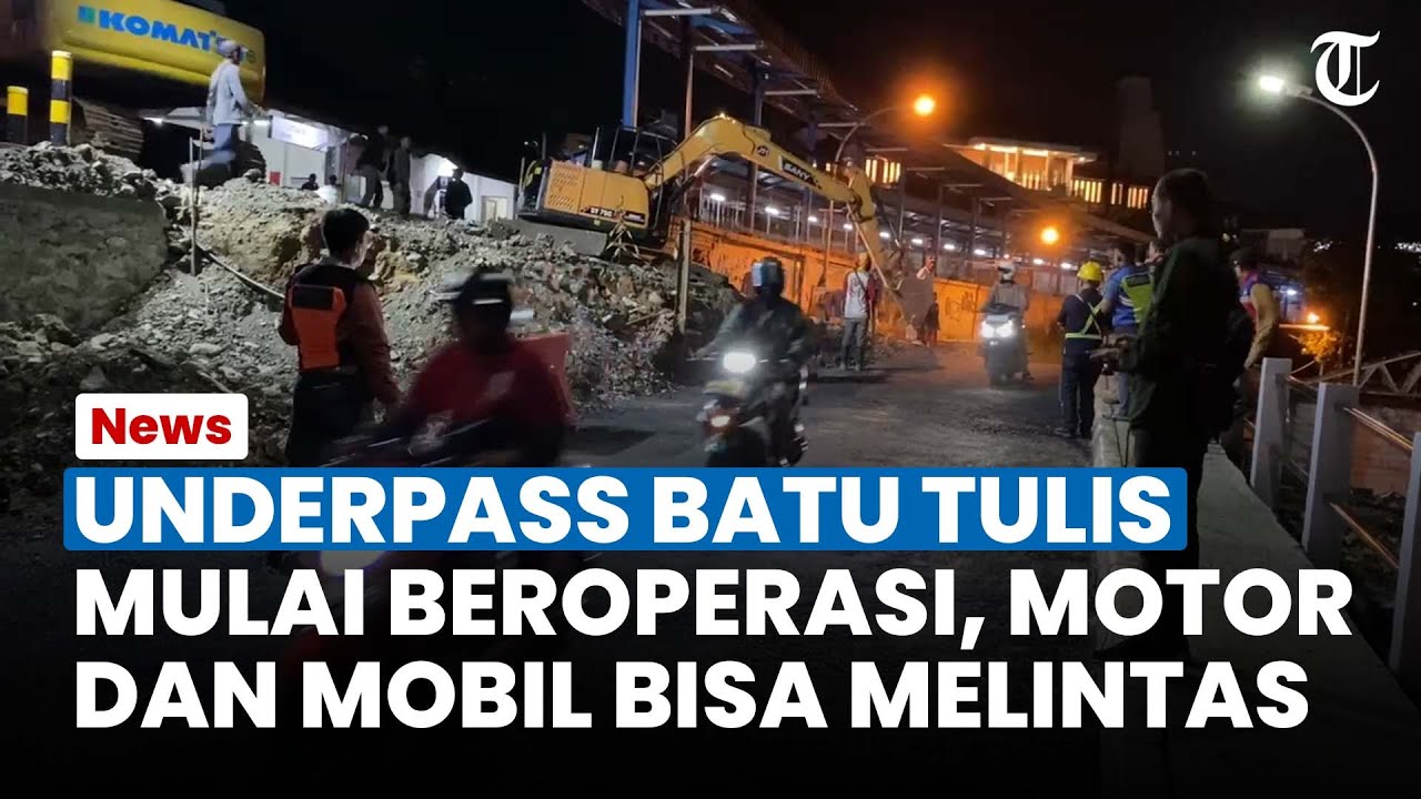 Underpass Batu Tulis Bogor Mulai Beroperasi, Motor dan Mobil Akan Melintas Bergantian
