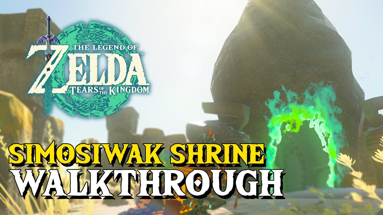 Zelda Tears Of The Kingdom Simosiwak Shrine Walkthrough