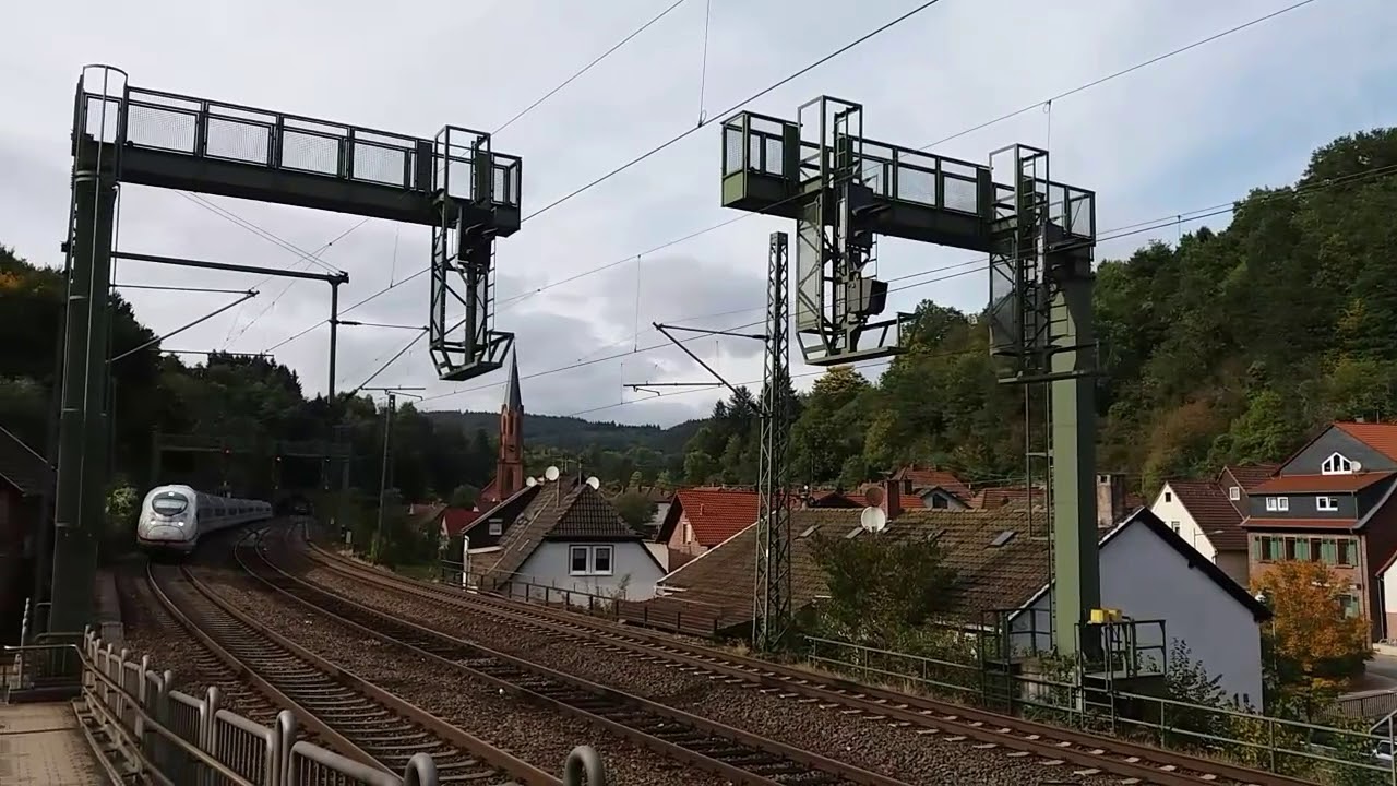Personeverkehr in der Pfalz  (ICE,RB,RE und ein TGV DUPLEX)