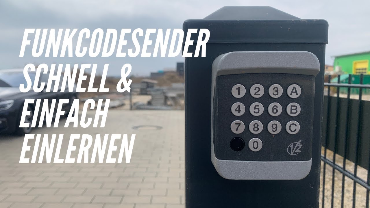 Funkcodesender einlernen - Garagentor Antrieb Atris | V2