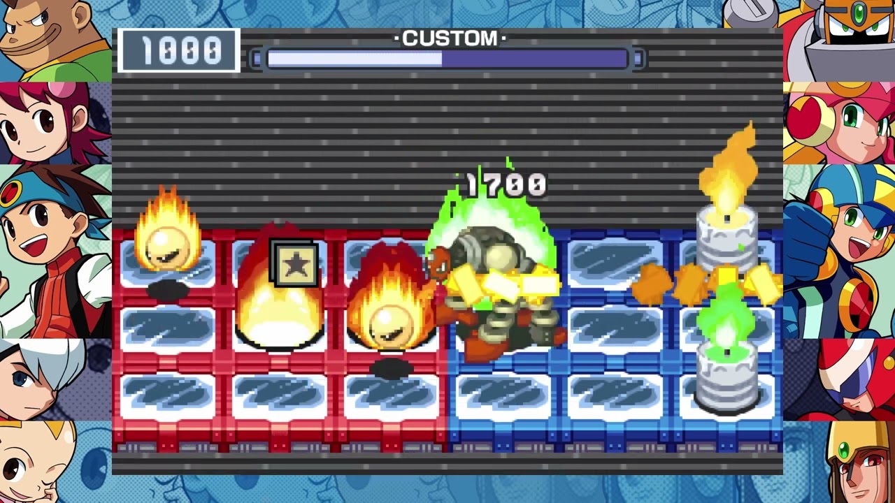 Mega Man Battle Network 3 VS FlameMan Omega