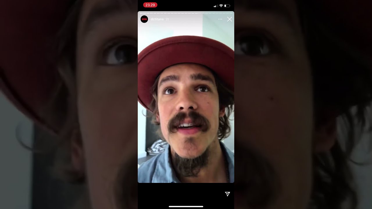 Brenton Thwaites on Titans’ IG story 10/21-2021
