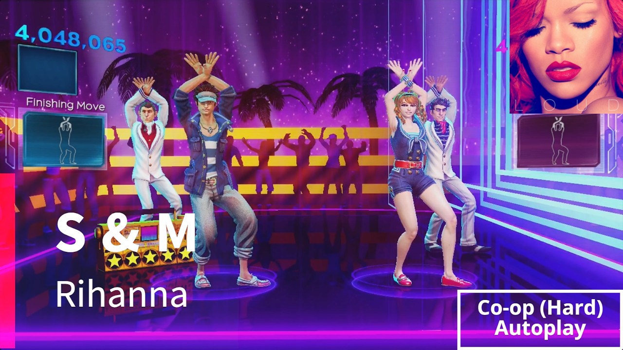 Dance Central 3 | S & M - Rihanna (Co-op) (Autoplay)