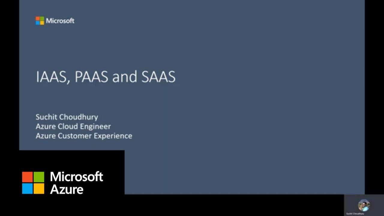 Difference between IAAS, PAAS and SAAS offerings on Microsoft Azure