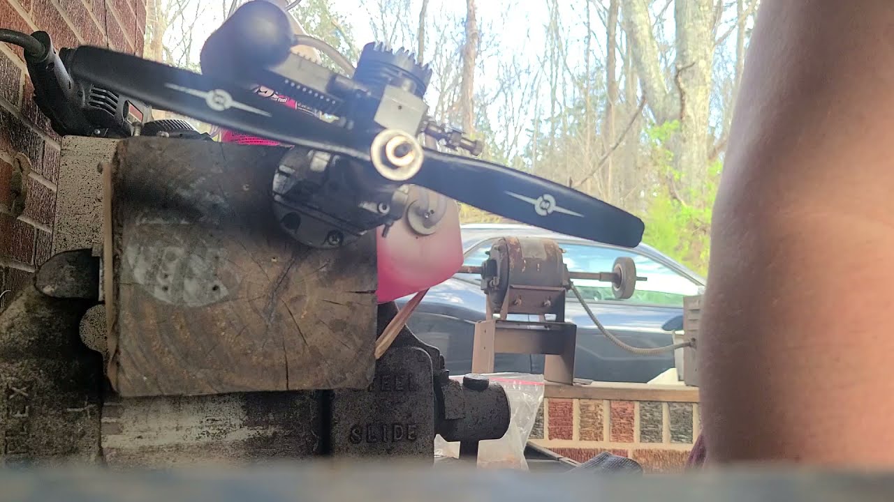 Enya 45 SS BB Ring bench run!