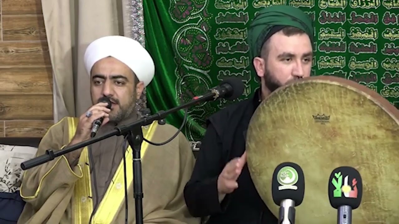 المداح مصطفى النعيمي و الشيخ معاذ
