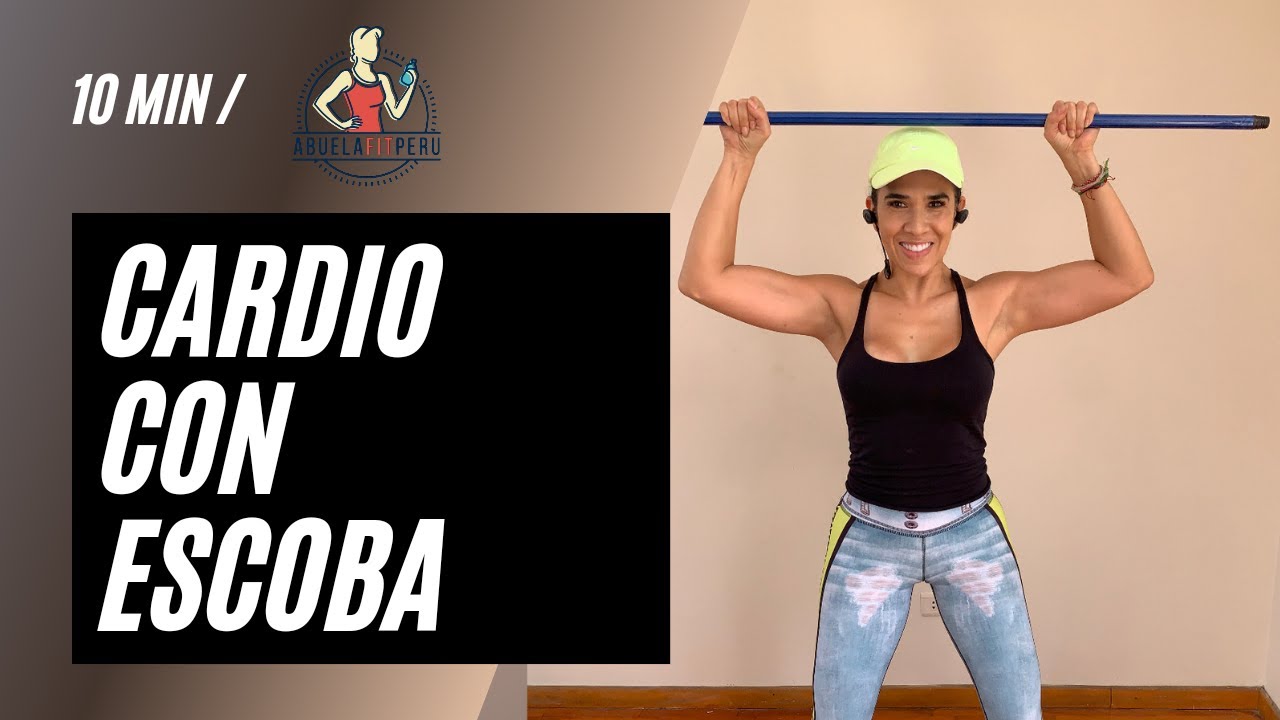 CARDIO CON ESCOBA EN 10 MIN!!