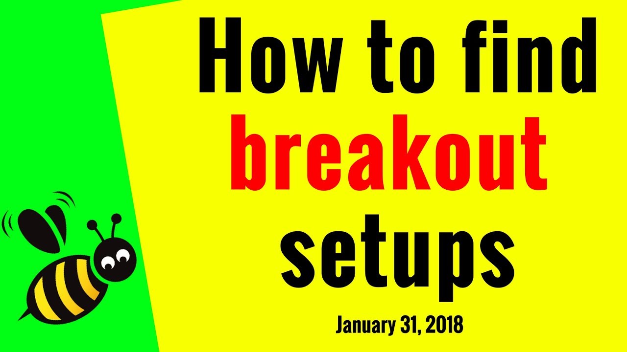 How to find breakout setups January 31, 2018