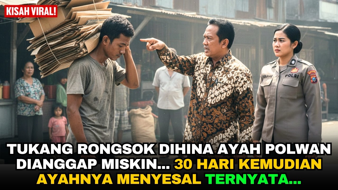 Tukang Rongsok Ini Dihina Ayah Polwan… Sebulan Kemudian Identitasnya Terungkap!