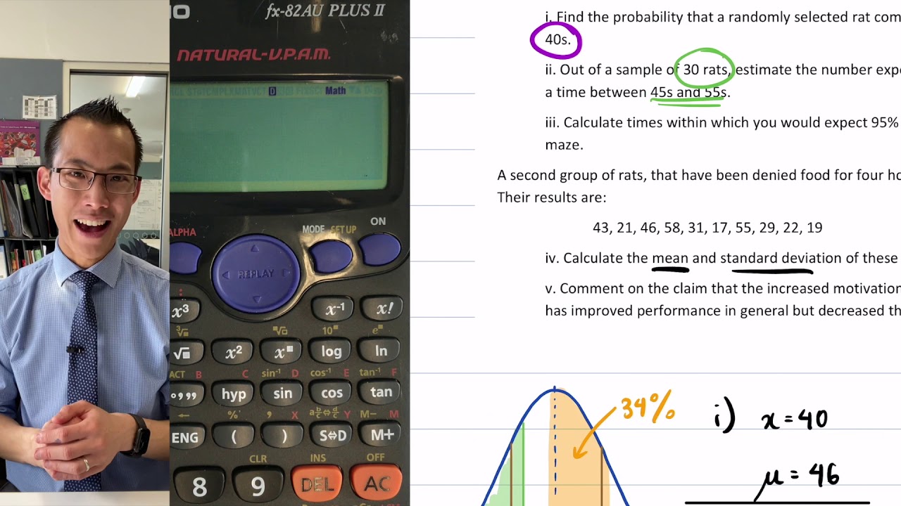 Integrating Normal Distribution with Technology (2 of 2: Contrasting populations)