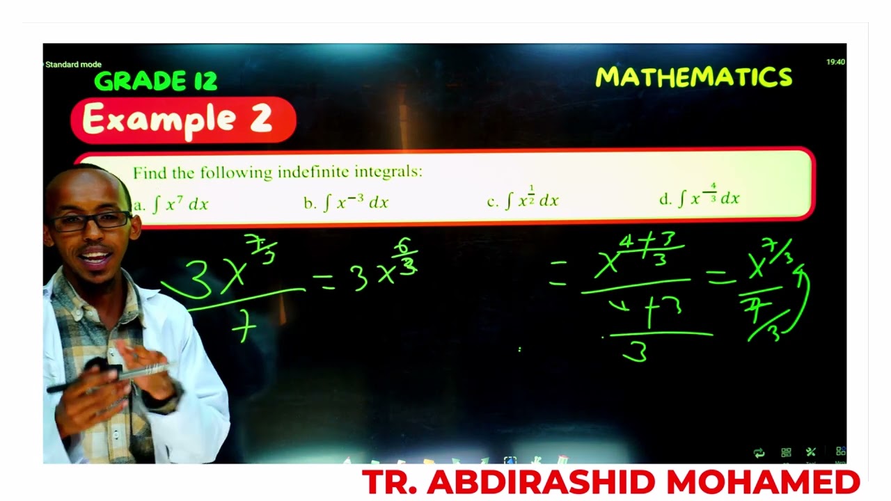 ANTI-DERIVATIVE, EXERCISE 2.24 AND EXERCISE 2.25