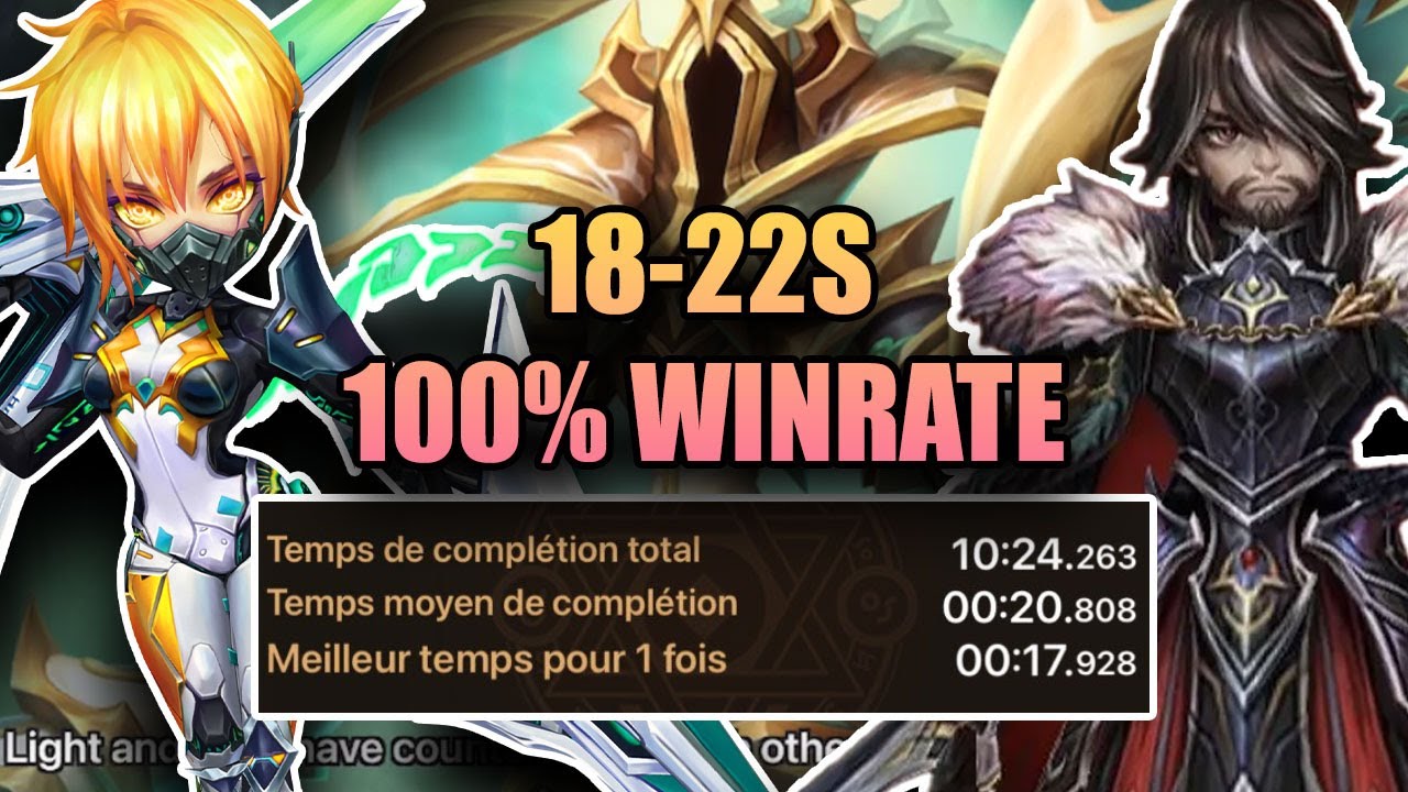 La team ULTIME pour la crypte ! 18-22s et 100% winrate ! [Summoners War]