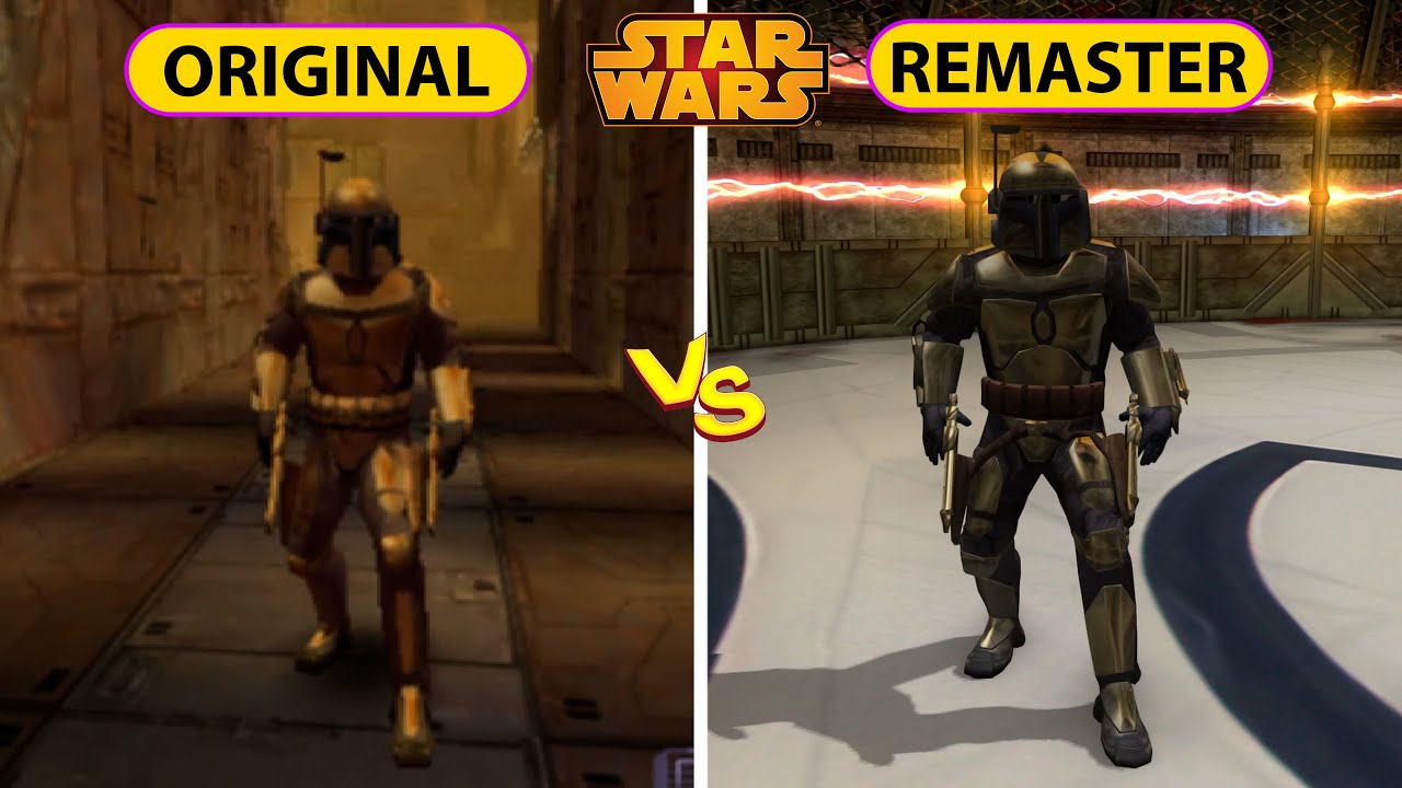 STAR WARS: Bounty Hunter | Graphics & Details Comparison | Original vs Remaster (4K)