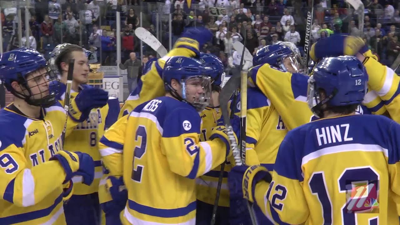 GOVERNORS CUP GAME 4 ANCHORAGE SEAWOLVS VS ALASKA NANOOKS SENIOR NIGHT FULL HIGHLIGHTS 03 05 2016