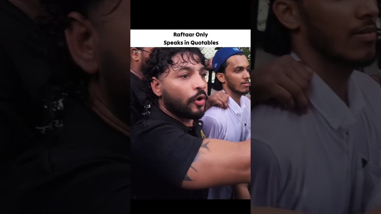 Raftaar Only Speaks In Quotables ft. Student Protest |#shorts #raftaar #studentprotest