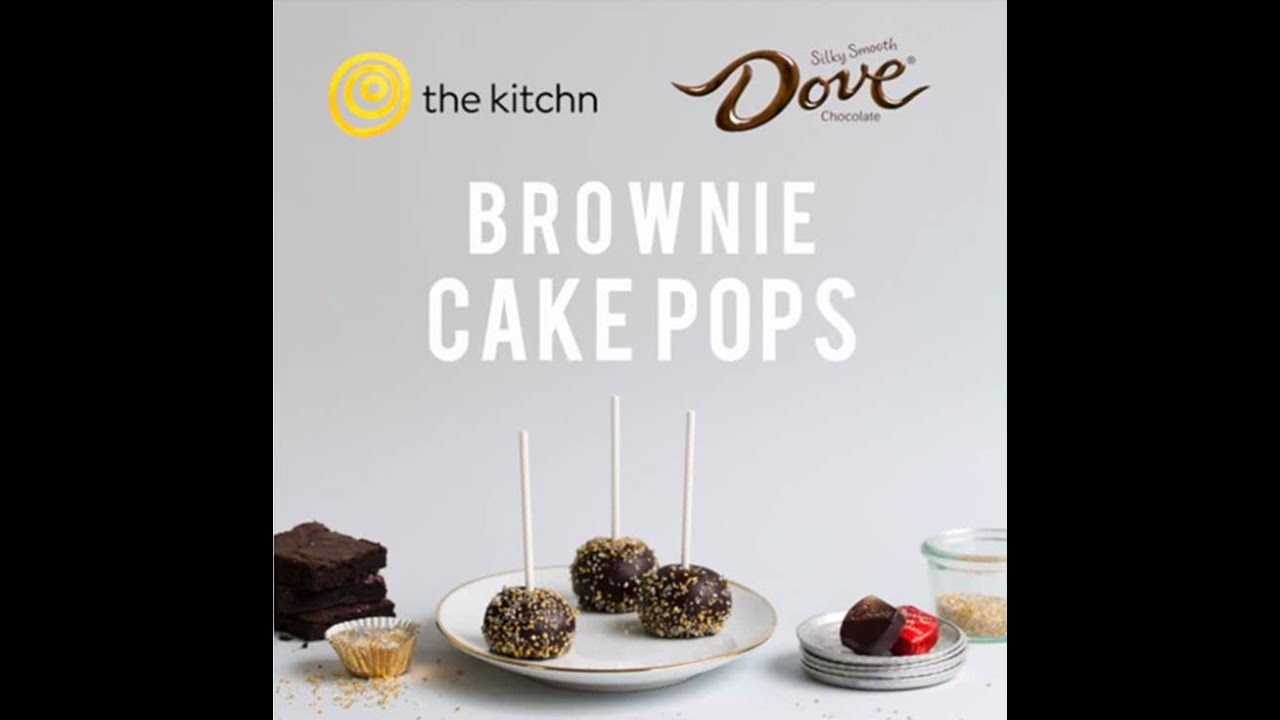 DOVE&reg; Chocolate Brownie Cake Pops