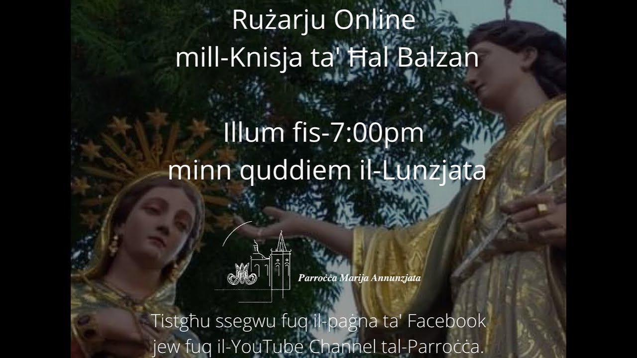 Ruzarju - Parrocca Balzan - 20/03/2021