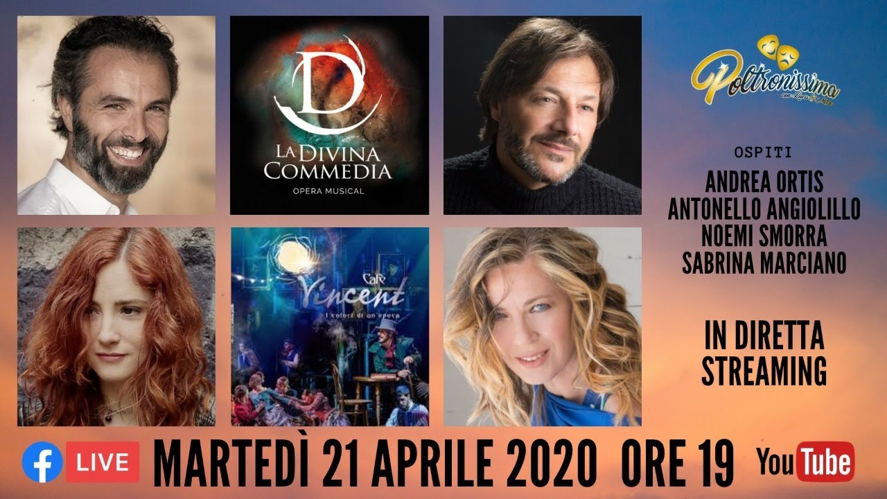 21.04.2020 - Dalla Divina a Van Gogh. Ospiti A. Ortis, S. Marciano, A. Angiolillo e N. Smorra