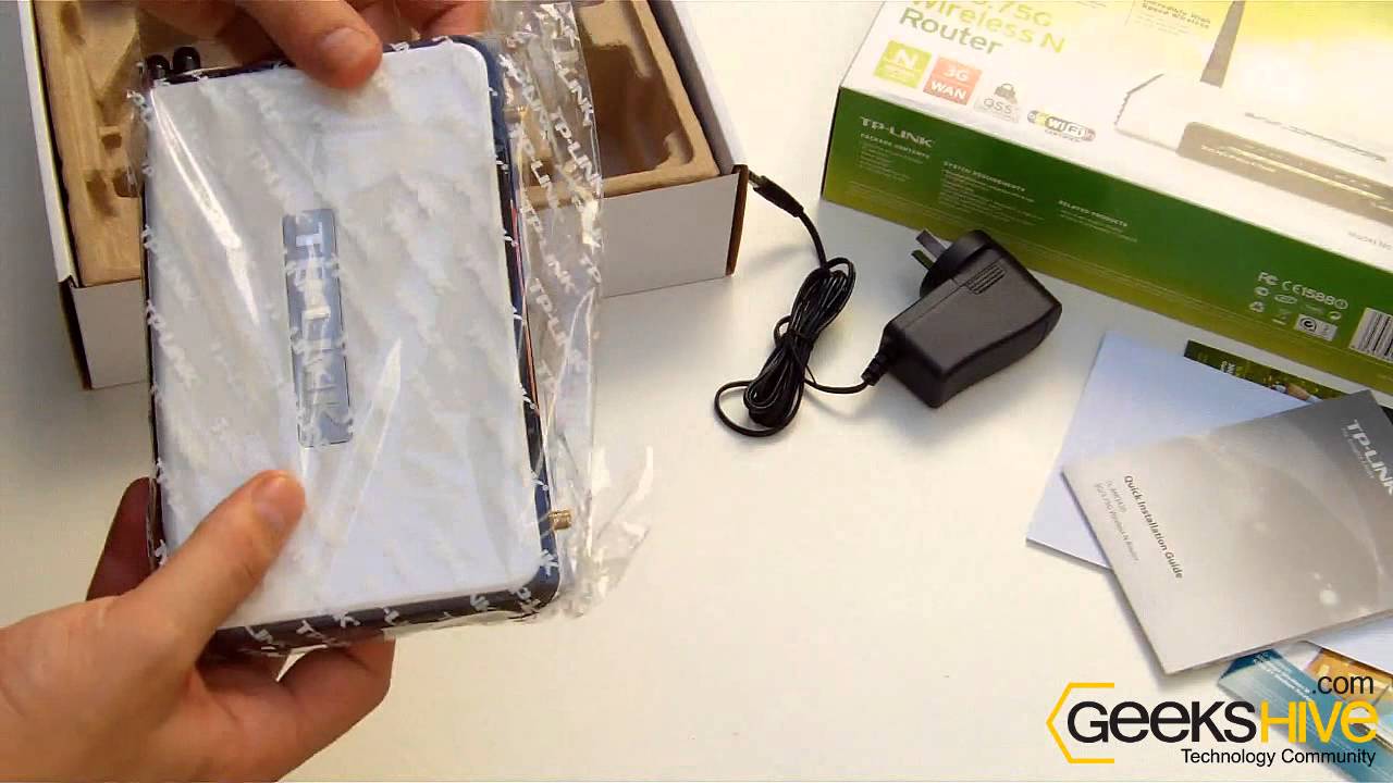 3G/3.75G Wireless N Router TL-MR3420 TP-Link - Unboxing by www.geekshive.com
