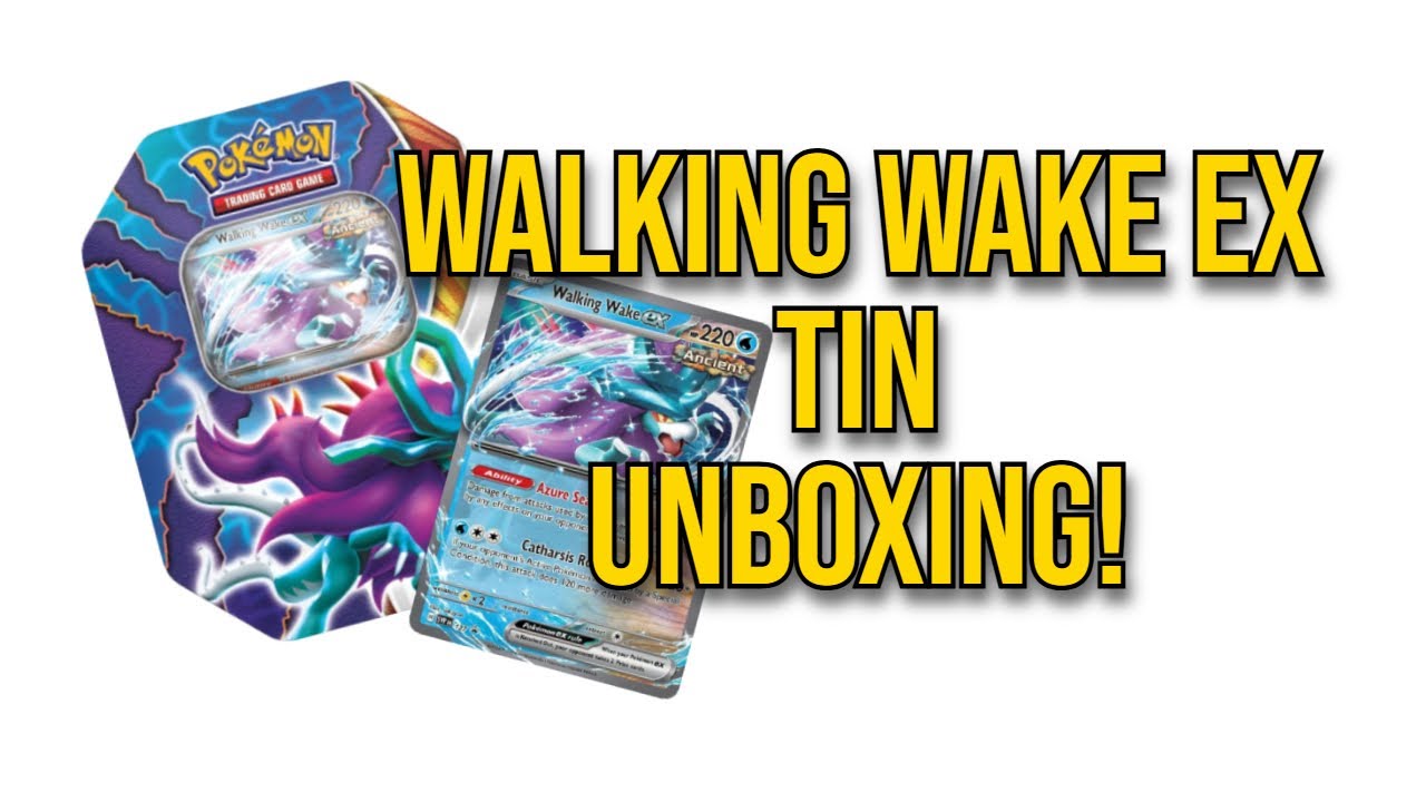Распаковка коллекционной коробки Pok&eacute;mon Paradox Clash Walking Wake ex!