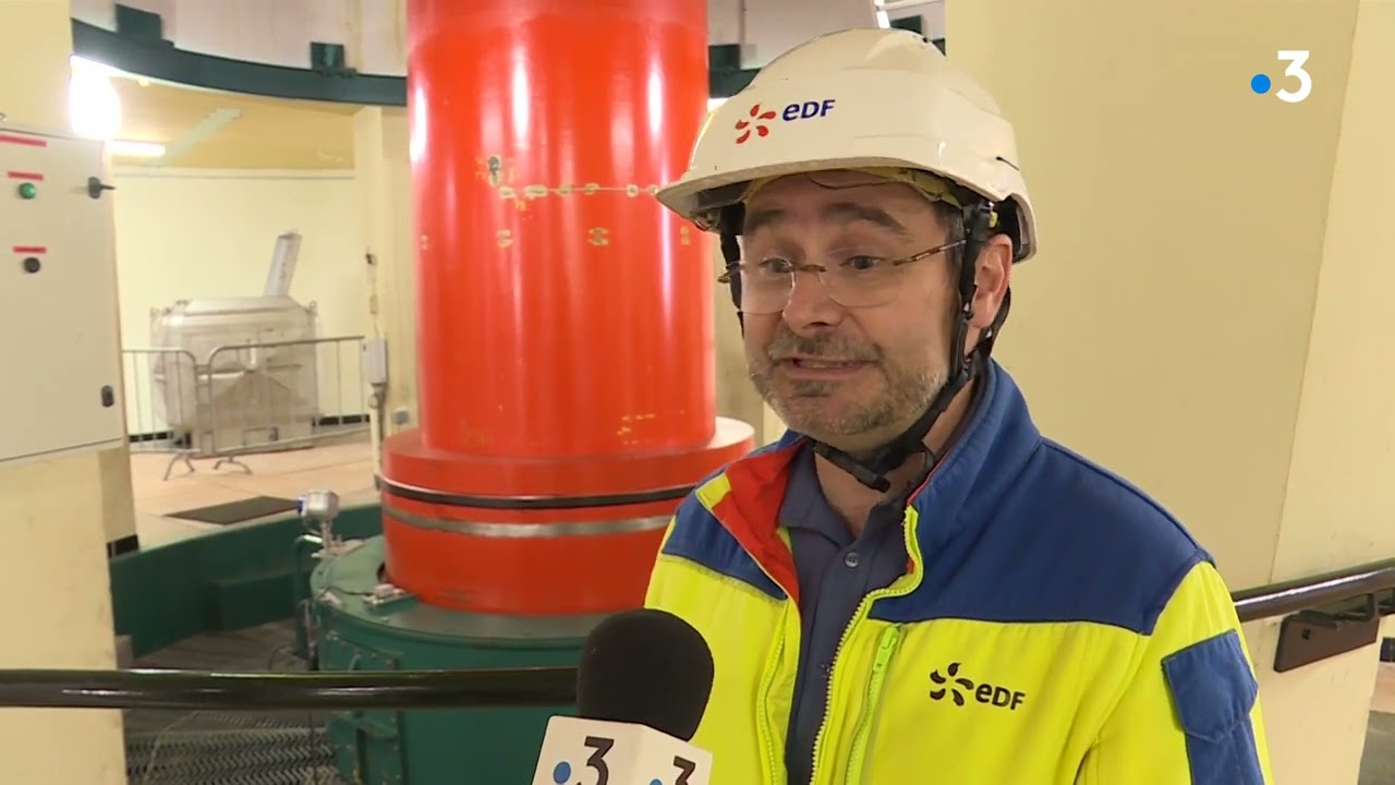 Jura : Visite d'un barrage hydraulique EDF