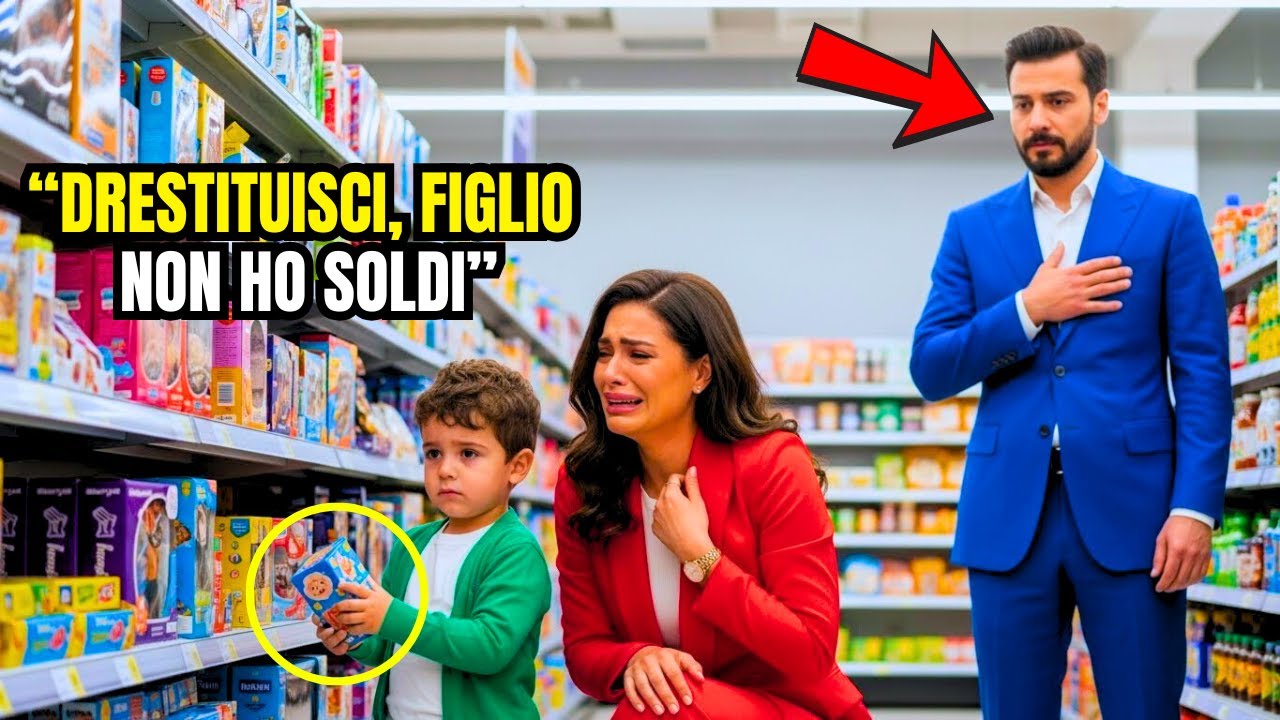 IL MILIONARIO VEDE UN BIMBO RESTITUIRE UN BISCOTTO PER MANCANZA DI SOLDI… E FA QUALCOSA DI BELLO
