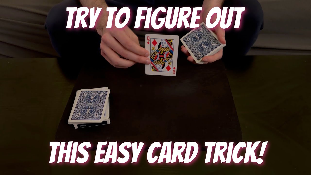 You'll Never Guess How This SIMPLE Card Trick Works!! | Easy Card Trick Performance/Tutorial