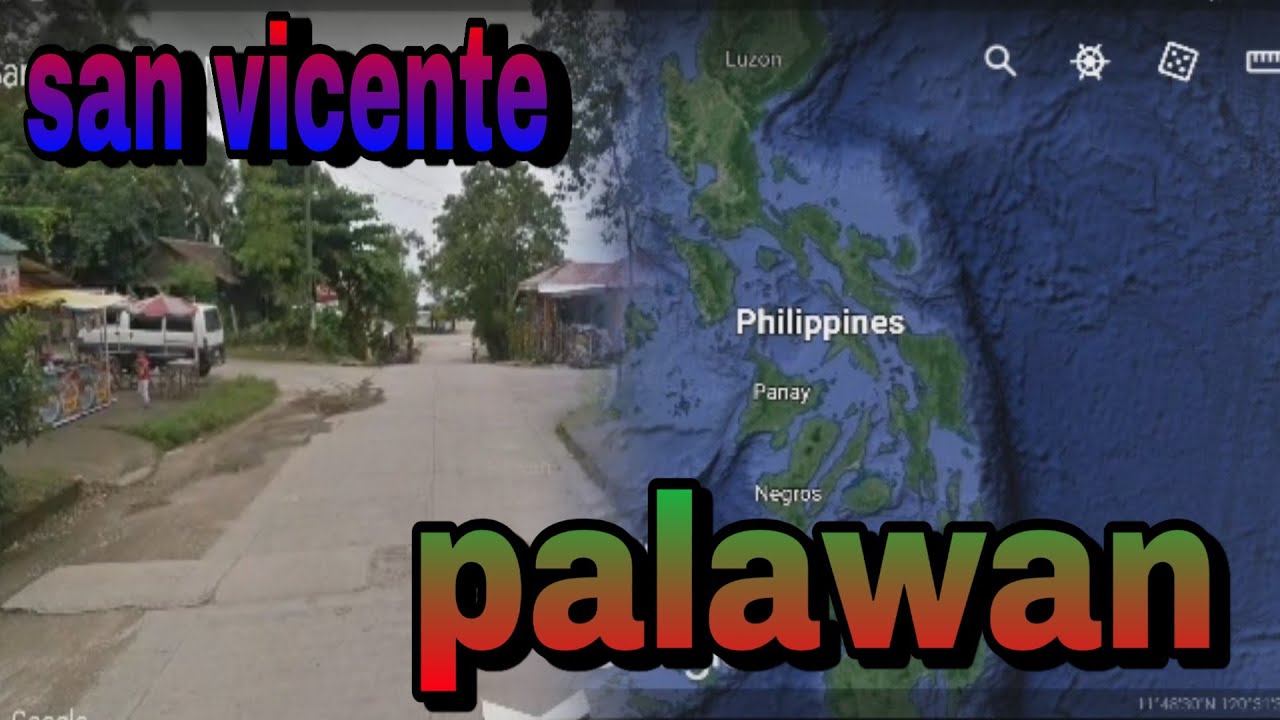 Google map San vicente palawan