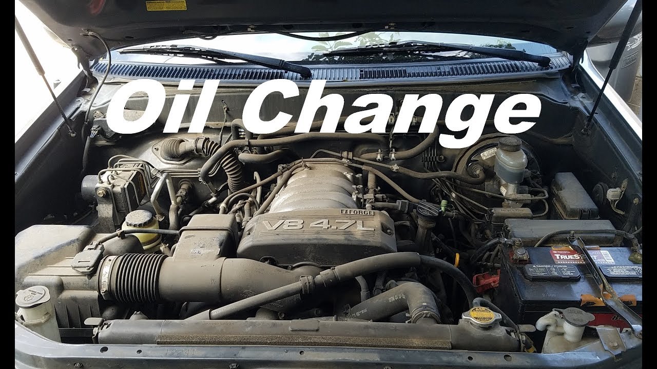 Oil Change Toyota Sequoia 2000-2006 (Toyota Tundra Oil Change)