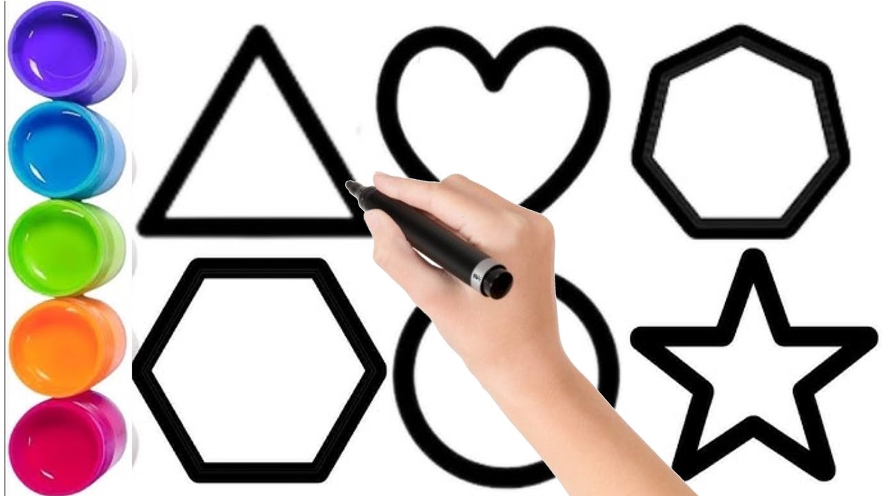Learn 2D Shapes for Kids 🎨  Fun Shape Learning with Colors & Objects  ABC123 Magic Minds