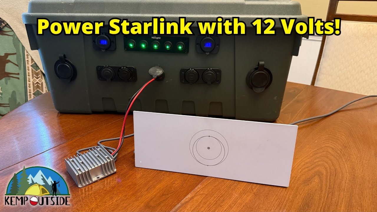 How to Power Your Starlink Gen 3 from a 12 Volt Battery | Parts4Star DC to DC Converter Review