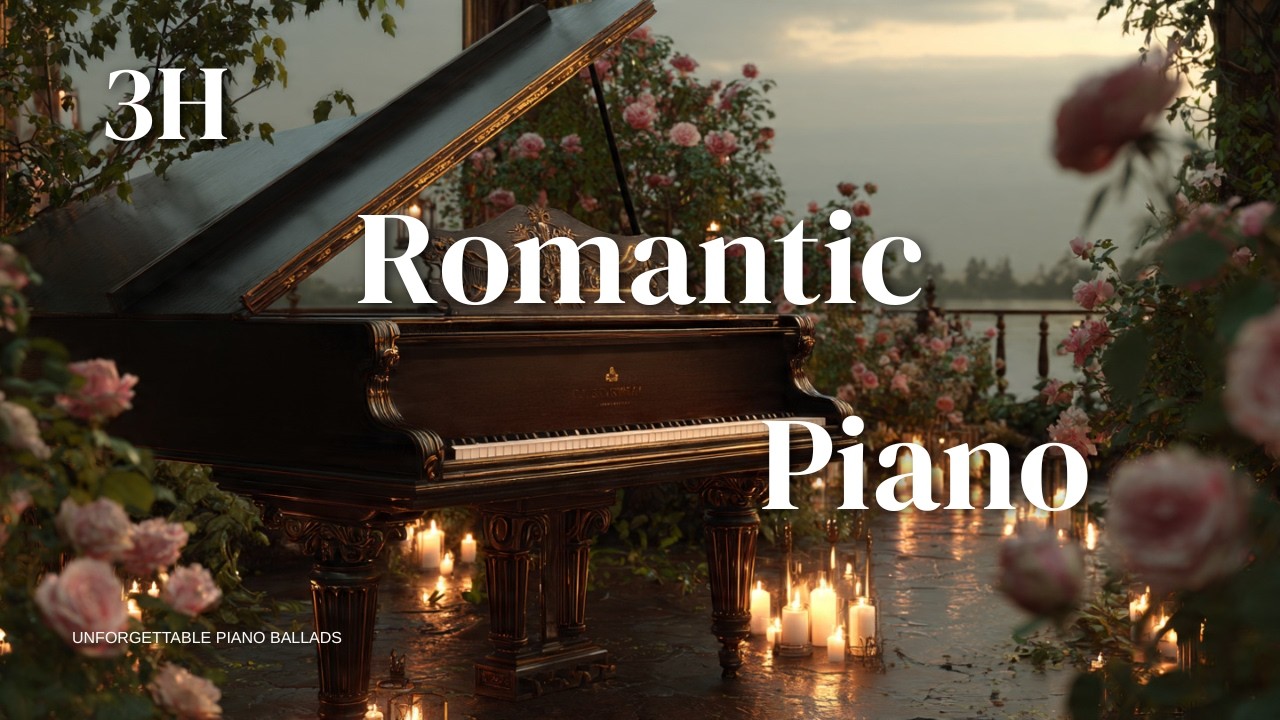 Beautiful Romantic Piano Music – Emotional Ballads (3 Hours)