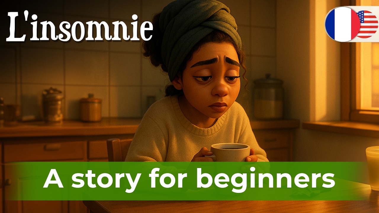 START TO UNDERSTAND FRENCH with Short Story (A1-A2) - Insomnia