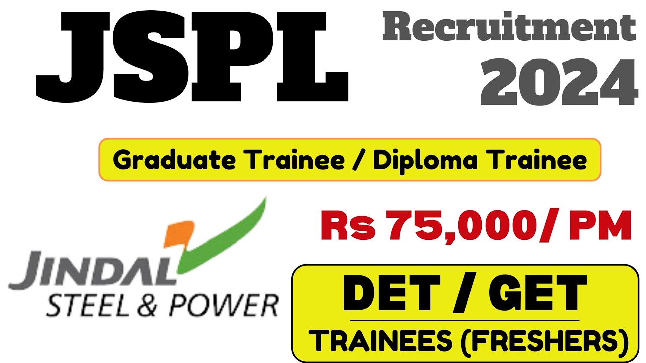 JSPL Best Notification 2024 | Engineers Jobs | Diploma Jobs | Freshers Jobs | 2024 Passout Jobs