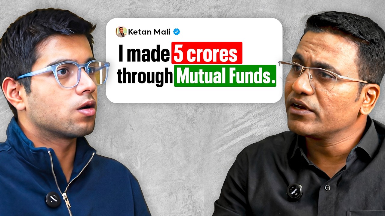 From 8k to 5 CRORES through Mutual funds/stocks/Real estate I Ketan Mali I The Gaurav Show #finance
