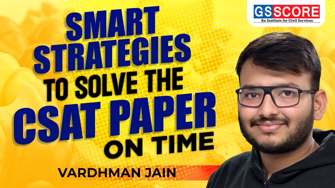 IAS Prelims | How to Solve CSAT QUESTION PAPER in UPSC EXAM by Vardhman Jain |