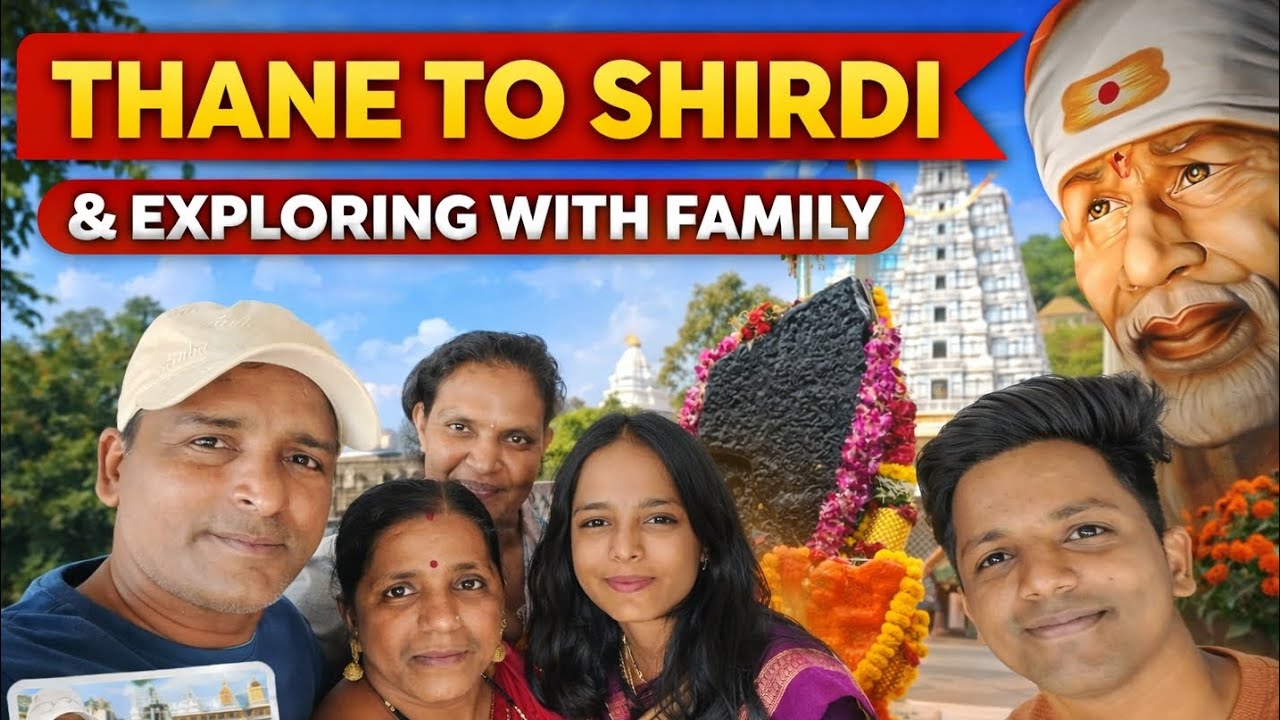 Thane to Shirdi exploring with family 🙏🚄🙌🧡 om sai ram 🙇🧡 #shirdisaibaba #shanidev #2026 #vlog 