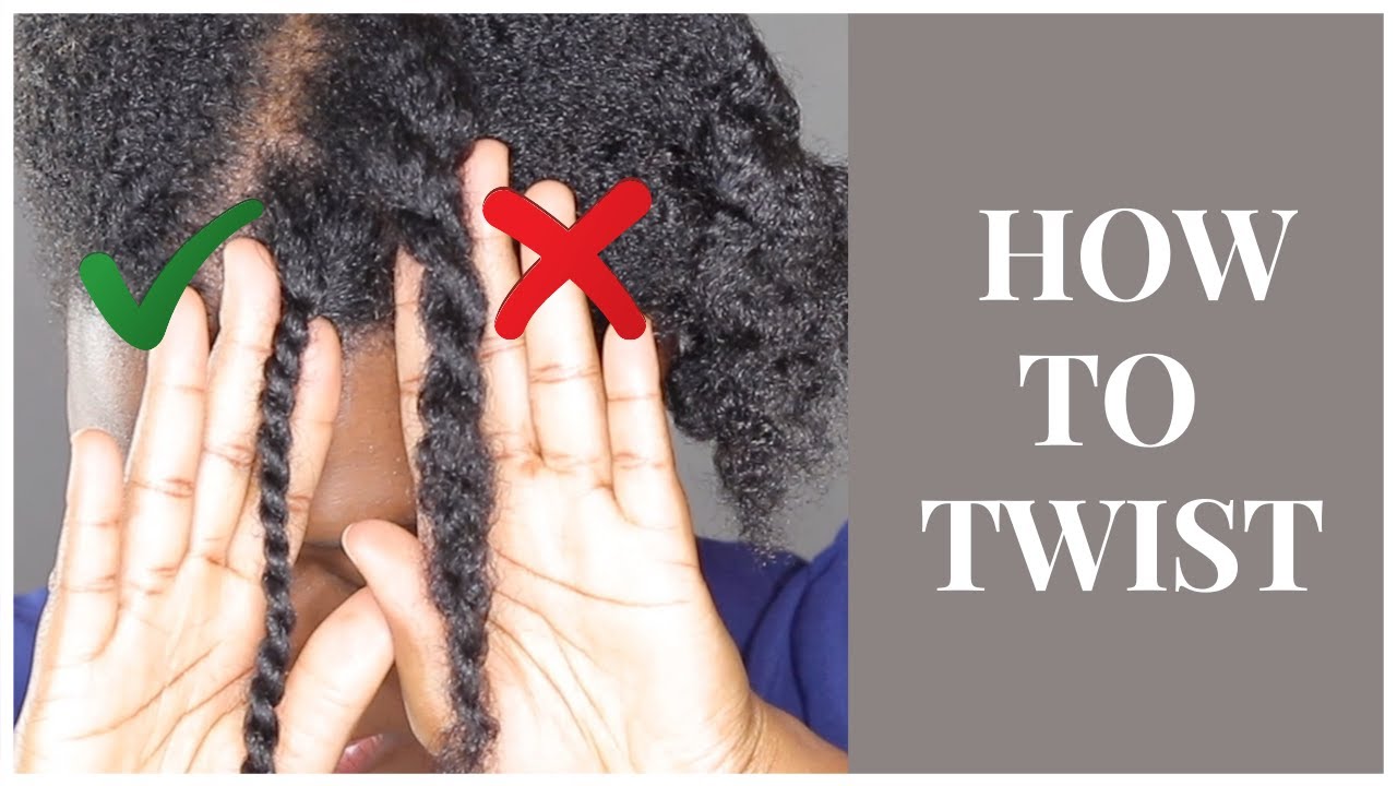 How to Twist Natural Hair | Detailed For Beginners | ItsAbeeyola