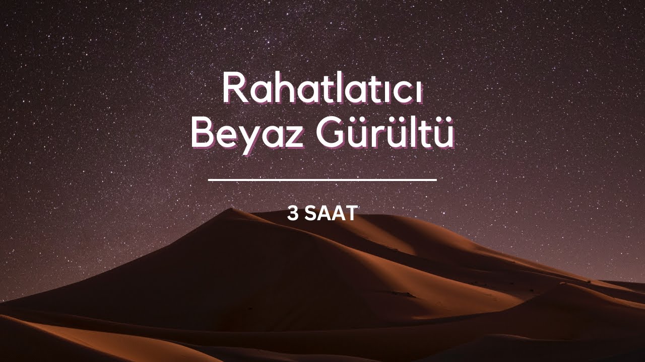 Rahatlatıcı Beyaz G&uuml;r&uuml;lt&uuml; Mozart Etkisi | Uyku, Ders &Ccedil;alışma, Meditasyon