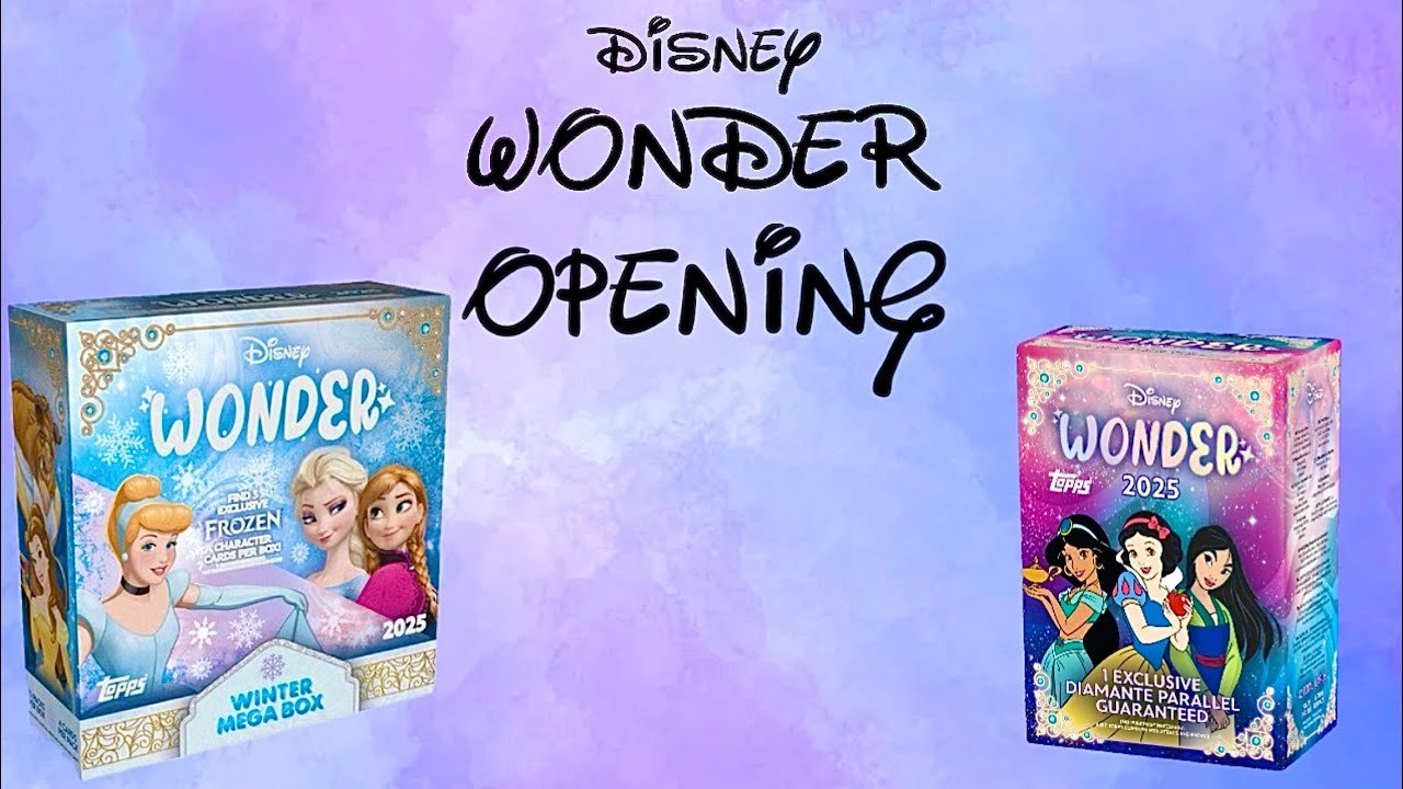Disney Wonder Winter Mega Box 2025 And 2025 Blaster Box 