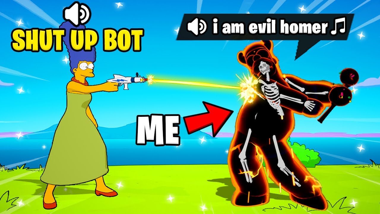 I Pretended to be Simpsons BOSSES in Fortnite Delulu