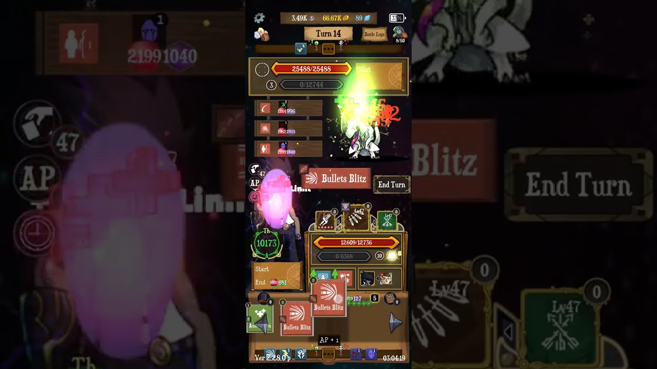 Jobmania - Eternal Dungeon, Zax 10k Combos