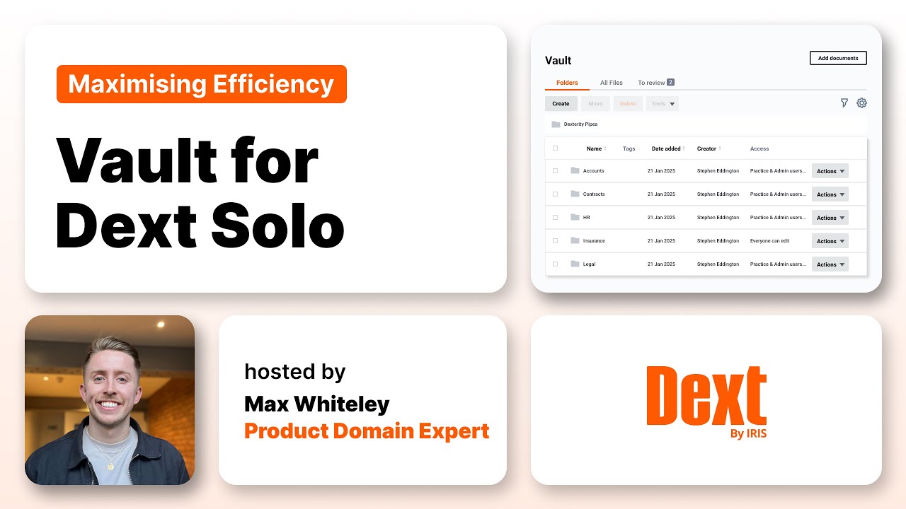 Maximising Efficiency: Dive into the Vault for Dext Solo