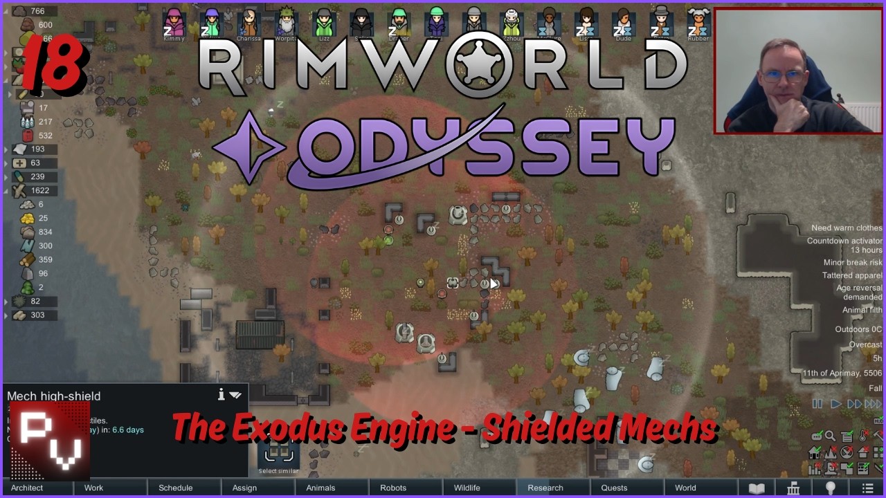 Shielded Mechs | RimWorld Exodus EP18