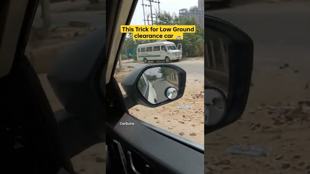 This Trick for Low Ground clearance car 🚗 #shorts #cartips #carcare #carmaintenance #drivingtips