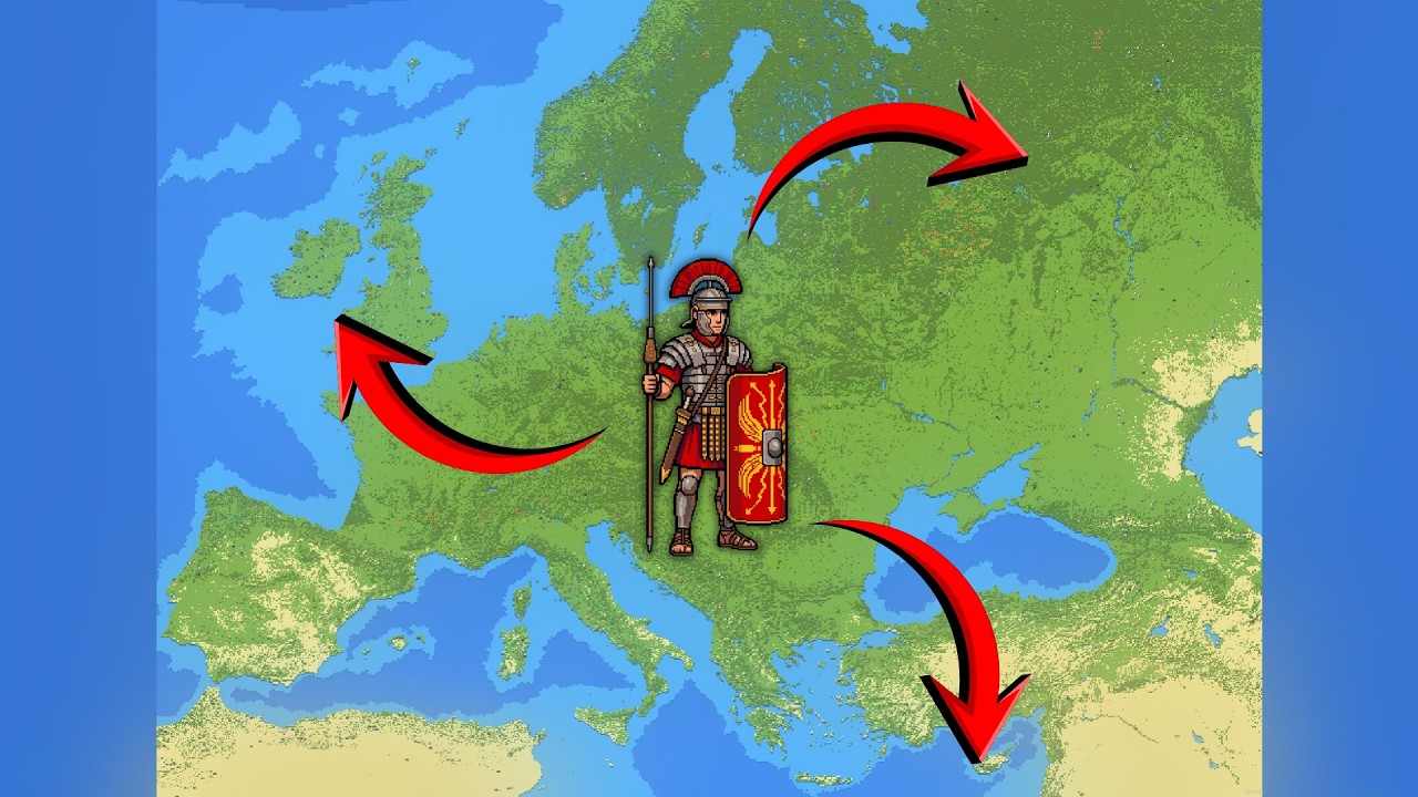 100,000 Years in EUROPE - Worldbox Timelapse