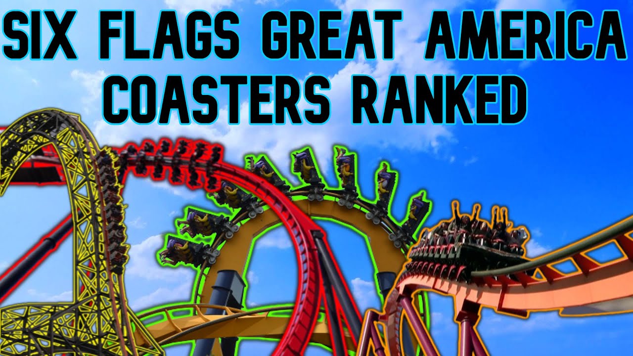 Рейтинг ВСЕХ американских горок в Six Flags Great America